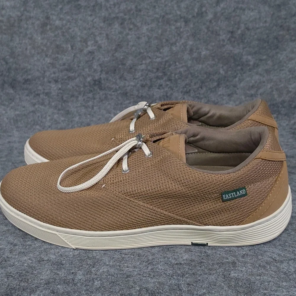 Eastland Beacon `955 edition Mens Tan Mesh Lace Up Sneakers Size 11M‎ NWOB